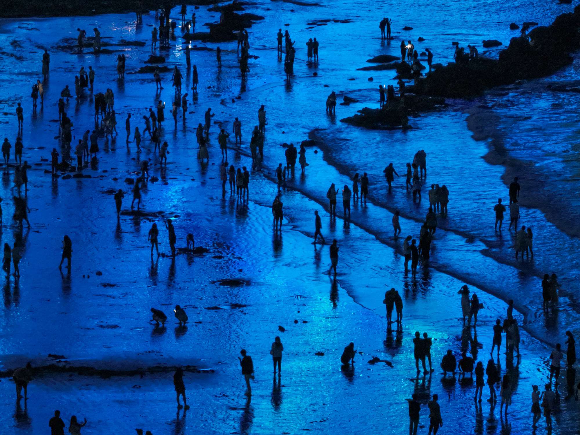 《海之夜》，2022年6月摄于青岛。