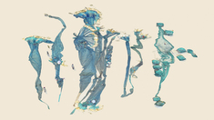 《沧海网吟》2024-04-04，福建宁德西洋岛总。在福建闽东西洋岛的渔港码头上，数十张渔网如古老的经卷般铺展，渔民们俯身修补的身影，从日出到日落，在无人机视角下被抽象为流动的象形文字。这些渔网，形态各异，颇具魔幻，既像玄奘西行时晾晒的贝叶经被浪花浸湿，又似秦始皇东巡的车辙印延伸进碧波。 画面中，尼龙网线在阳光下闪烁如丝绸之路的商队银铃，渔家女人手中穿梭的梭子正在修补的何止是破洞，更是在续写道阻且长的海洋版《诗经》。特别耐人寻味的是右侧堆叠的网影——它们在海风中微微颤动，恍若敦煌壁画里飞天飘舞的帛带。当镜头升至百米高空，整个码头突然显影为巨型的活字印刷版：每个补网者都是移动的字符，正在潮汐的纸张上，印刷生生不息的渔猎史诗。 这些渔网既是生产工具，更是隐喻载体。它们记录着：所有通向深蓝的旅途，都需要先穿过生活的针眼。标签: 新时代 新农村 新生活 传统文化 美丽中国